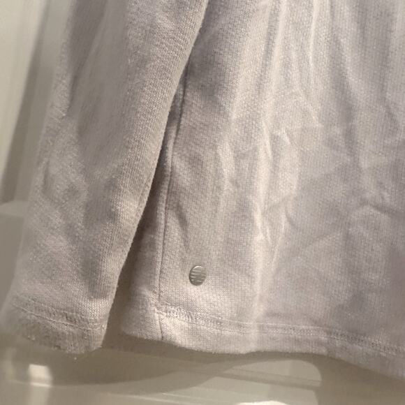 Z By Zella Lattice Crossback Active Long Sleeve Top - Lilac Purple - Picture 4 of 5